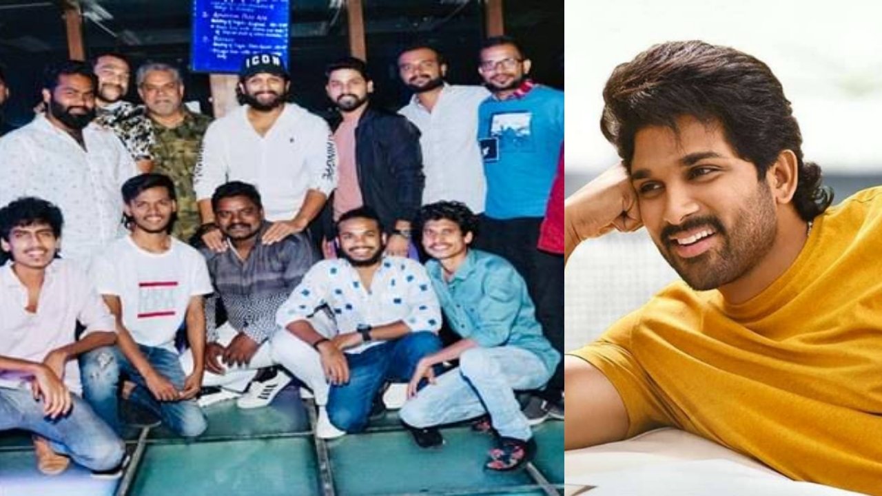 See the surprise given by Allu Arjun to the employee who is going to get married