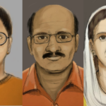 The police have released the pictures of three people, including the woman who left the child in the ashram grounds in an auto;  If you have any information about them, please call this number