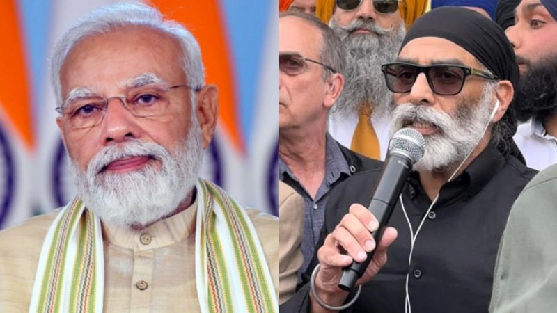 Indian Parliament threatened to attack  New video of Khalistan terrorist Gurpatwant Singh Pannu