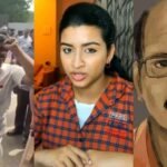 She is carrying the abductor of the toddler.  If I get anywhere in my hand, I will tear it and salt it