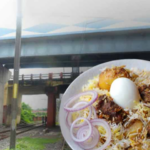 A forty-year-old man climbed on top of the bridge to take his own life;  The police brought him down after offering biryani and job