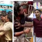 An attempt was made to sprinkle dung water on the platform where the Prime Minister arrived;  Youth Congress-BJP conflict in Thrissur