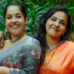 'Daddy's got an earthquake, I'm gonna go violent guys';  Amrita and mother answering the question where is father