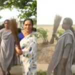 It wasn't moral policing that took the broom and threatened to run away, it was the counseling of children from their mothers' place;  Mahila Morcha workers with explanation