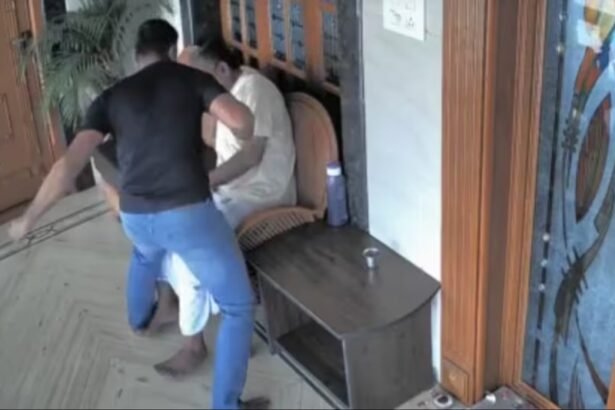 A father died after being beaten up by his son following a property dispute.