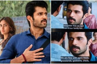 Entering the villain's house and threatening to do such things by looking at his women, Vijay Devarakonda, who continues to do this even in the 21st century, is a huge disgrace to the audience.