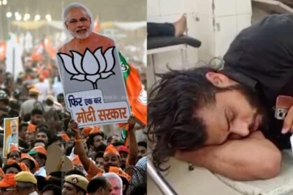 100 rupees for women to participate in BJP rally. Journalist beaten up for questioning