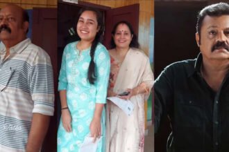 Another Suresh Gopi who came to vote for Suresh Gopi, same Suresh Gopi style in look, stand and talk, get the guy?