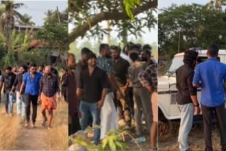 Gangster gangs with movie model reunion in Thrissur;  The video went viral