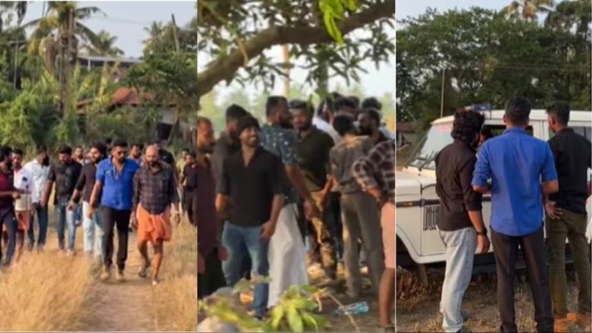 Gangster gangs with movie model reunion in Thrissur;  The video went viral
