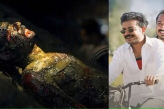 In Manjummal Boys Climax, Srinath Bhasi's body was bruised and scarred not by make-up, but by a powder gun, which caused Srinath Bhasi to get bitten by ants every now and then – director reveals