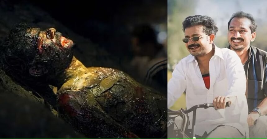 In Manjummal Boys Climax, Srinath Bhasi's body was bruised and scarred not by make-up, but by a powder gun, which caused Srinath Bhasi to get bitten by ants every now and then – director reveals