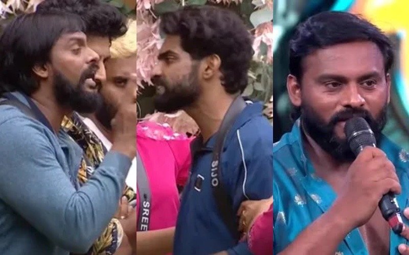 In front of his own family, Jinto broke up with other contestants. This is the incident