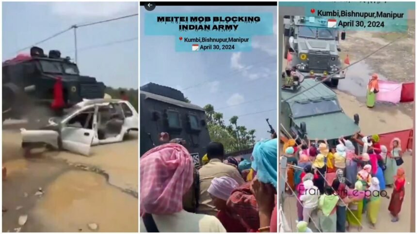 Insurgents in Manipur block Indian Army vehicle and prepare to attack jawans, shocking video of Indian Army's response goes viral