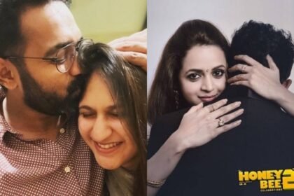 Lal was tense about his wife watching the climactic kissing scene with Bhavana.