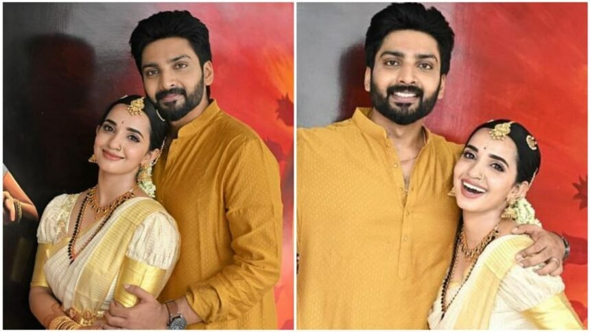 Malavika Krishnadas and her husband announced the happy news and the audience wished them well