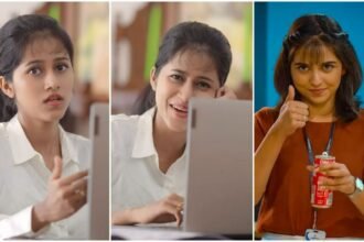 Manjusha Martin in Santhvanam mimics Reenu from Premalu and the audience says she looks like the original.