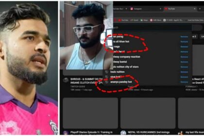 Rajasthan Royals star Rian Parag gets caught, player accidentally streams YouTube search history, shame on him