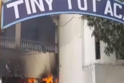 The body of a three-year-old boy was found in the school's sewer. Finally, the school was set on fire