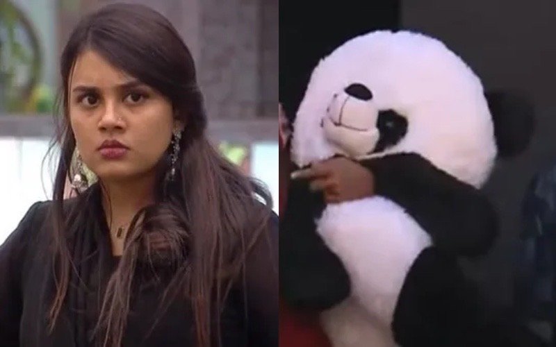 Uppa took off Jasmin's necklace and photograph of Gabri and gave him a doll instead.