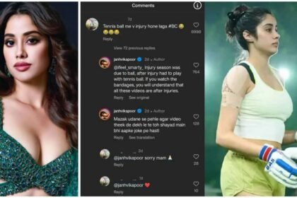 Bad comment under Sridevi's daughter Jhanvi's new film, the actor gave a bitter reply, then the person who made the comment apologized