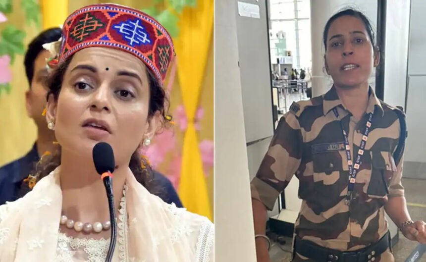 CISF officer slapped Kangana's face because of the words Kangana had uttered during the farmers' strike 2 years ago.
