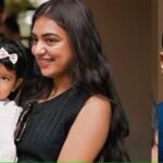 Do you understand the baby on Nazriya's shoulder?  He is the child of the actor who currently has the largest number of family audiences in Malayalam