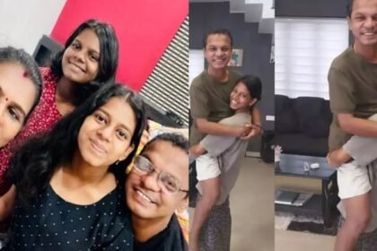 He has a daughter and a wife like me. The picture of my daughter holding me has two meanings!  This is the reply given by the bad commenter