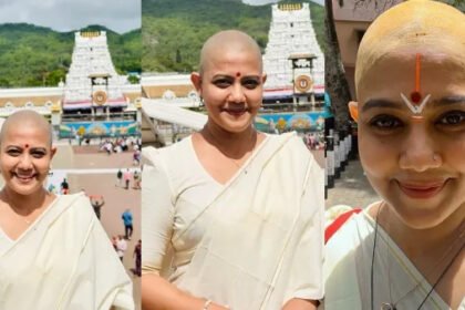Is it original or photoshopped?  Rachana Narayanankutty shared pictures of his shaved head
