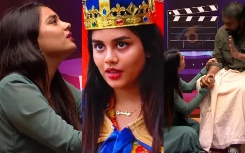 Jasmine's hard time got Jinto, whose face did not show a single expression even if he was hit on the head. Jasmine to the movie.