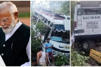 Terror attack on a bus carrying pilgrims Terror attack in Kashmir on the day of swearing-in of the third Modi cabinet, 10 people have already been killed