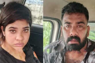 The police showed their hand while transporting crores of drugs in the car, Aamir Majeed bypassed the police and drove to this place.