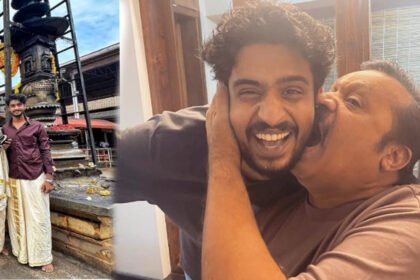 This is how his son Madhav Suresh and son-in-law Shreyas celebrated Suresh Gopi's victory