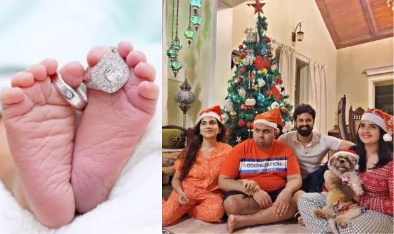 Actor Siddique shared the good news with the post even after the death of his son Sappi