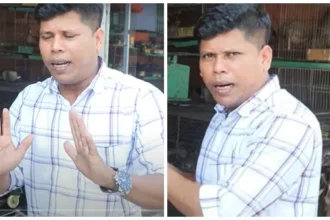 Feroze Chuttipara with a viral video
