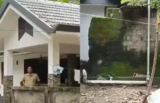 He went missing 15 years ago and it is concluded that the dead body was left in the septic tank. The police are digging and inspecting the septic tank.