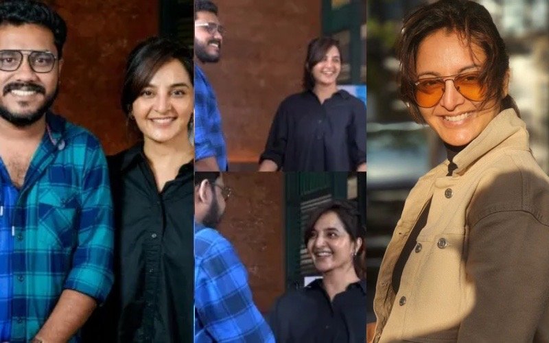 Manju said that thing with tears in her eyes. Manju also said that she should think that she is her sister. Video viral.