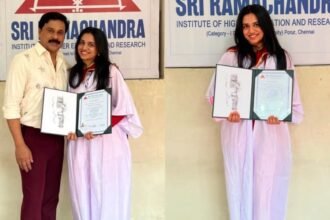 Now doctor Meenakshi.Taraputri's graduation ceremony video viral
