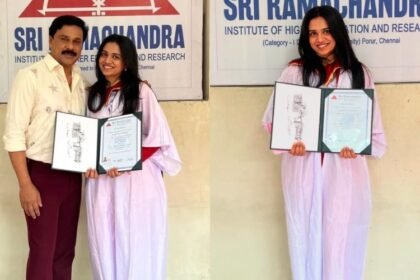 Now doctor Meenakshi.Taraputri's graduation ceremony video viral