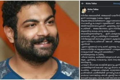 Officially giving up – Kichu Telles took a tough decision after a bad experience from the movie