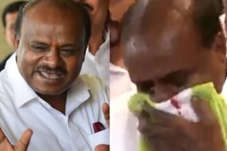 While the minister was talking, he started bleeding from his nose