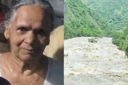 caught in the flow;  The 79-year-old woman hung from a tree branch for 10 hours to escape