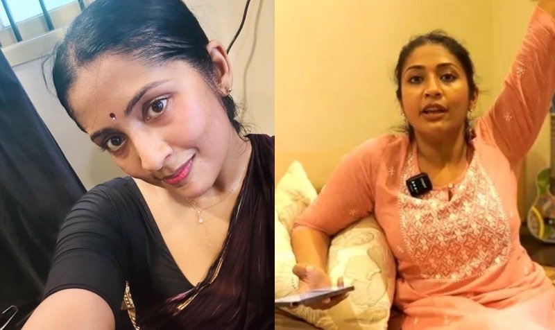 I am sixteen years old. There is no experience of wearing a saree. Only the males are present in the location and no mother. That was the first time I wore a sari