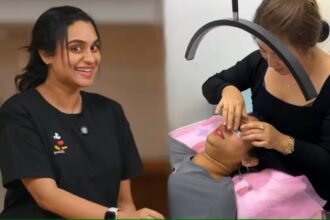 Lakshmi Nakshatra experimented with eyelashes and the audience was amazed by the new look of the actress