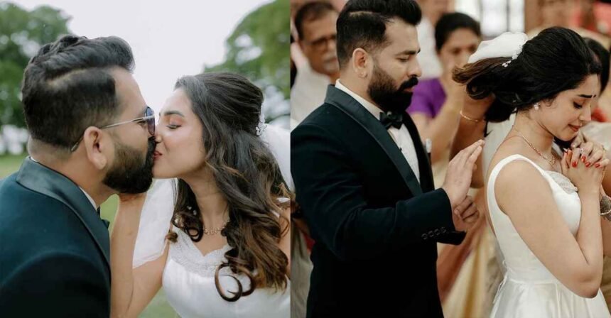 Thus, another Malayalam actress got married, the star with lip lock pictures and fans expressed their wishes
