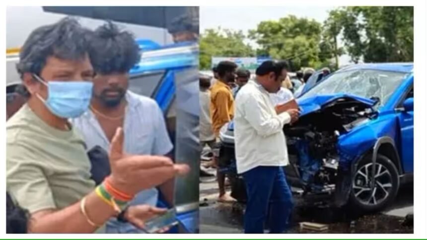 Actor Jeeva's car met with an accident, the actor and his wife were injured, after which the actor came down and treated the locals like this