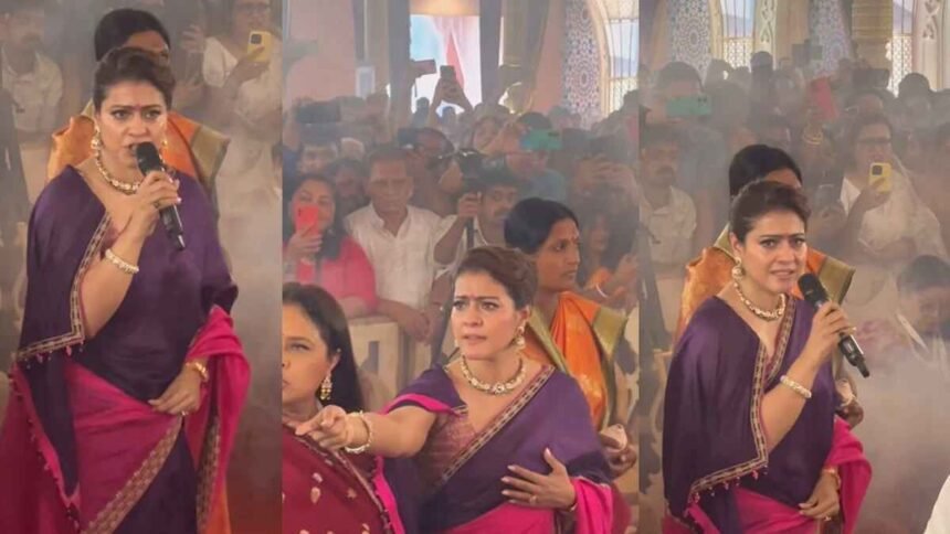 All those people go out, it's a pooja – angry Hindi actress Kajol; The audience said that this is nothing new in the age of Hindutva communalism