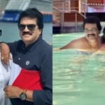 Lekha with a picture from the pool. Comment whether it has gone back to the twenties